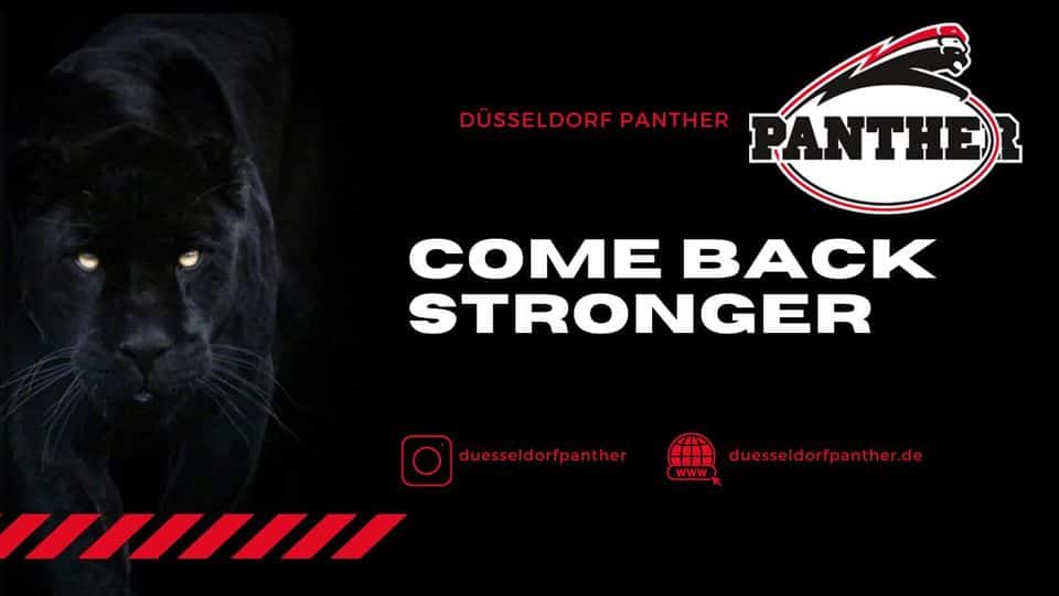 Knap­per 13:8‑Erfolg in Pader­born reicht nicht – Düs­sel­dorf Pan­ther stei­gen lei­der wie­der in die GFL2 Nord ab